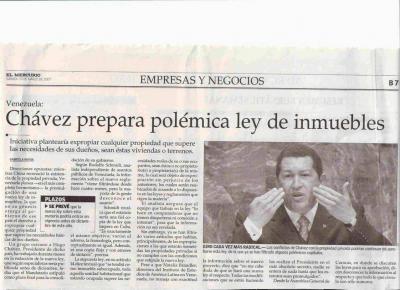 En un Peri&oacute;dico Chileno